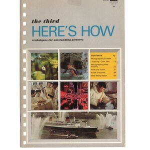 Vintage Kodak Here's How Photo Information Books Lot of 4